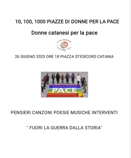 10,100,1000 piazze di donne per la pace