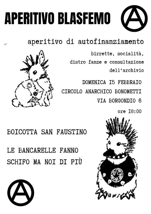 Aperitivo di autofinanziamento 