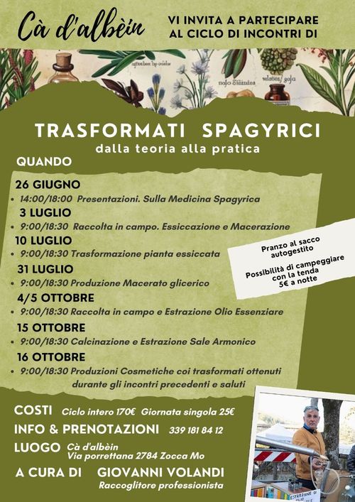 Trasformati Spagyrici dalla teoria alla pratica