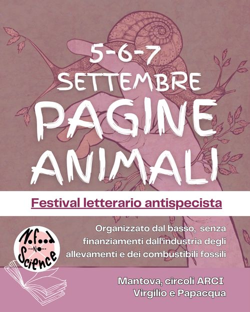 Pagine Animali - un festival indipendente sulla letteratura antispecista