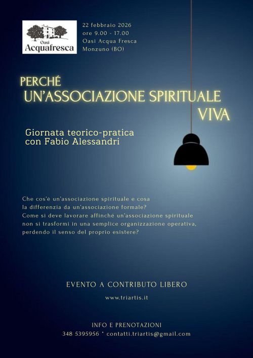 Perché un'associazione spirituale viva