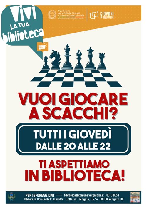 Vuoi giocare a scacchi?