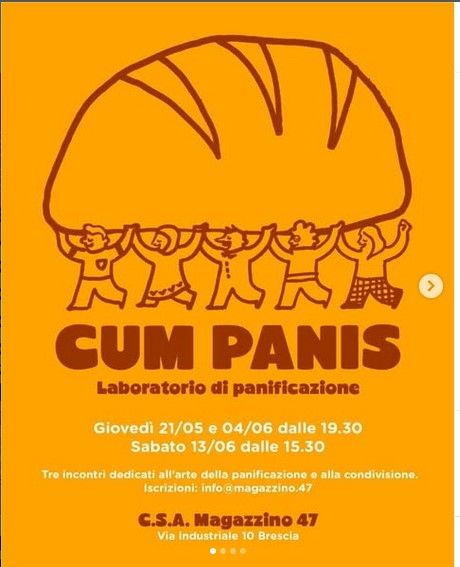 CUM PANIS -  Laboratorio di panificazione al C.S.A. Magazzino 47