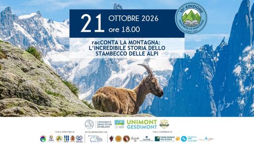 racCONTA LA MONTAGNA: L’Incredibile storia dello stambecco delle Alpi